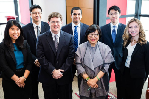 Margaret W. Wong with team