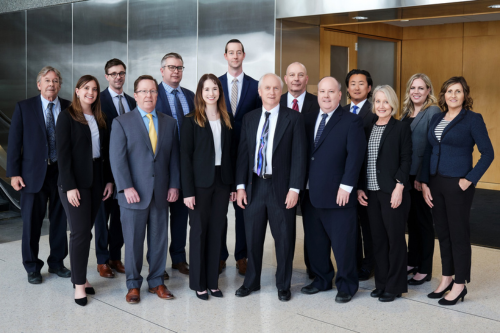 Walter G. Bauch with his team