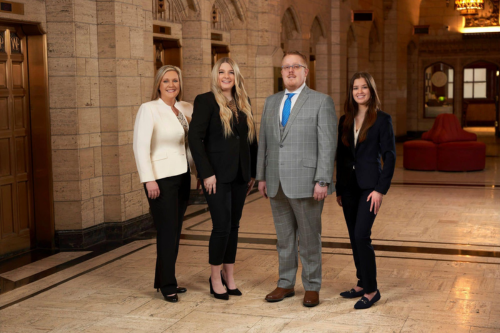 Jeffrey A. Hensley with his team