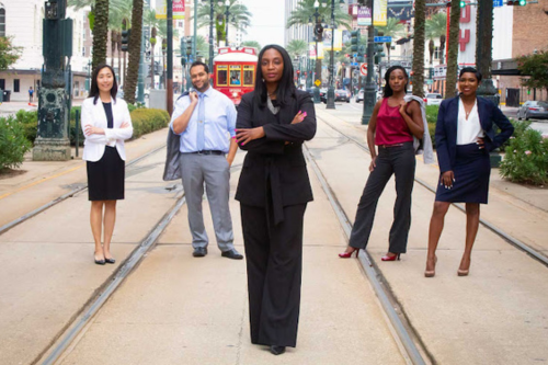 Michelle D. Craig with team