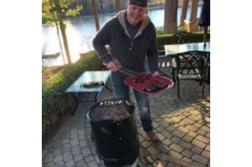 Matthew Bates cooking