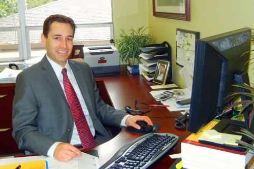 W. Kirk Moore at office