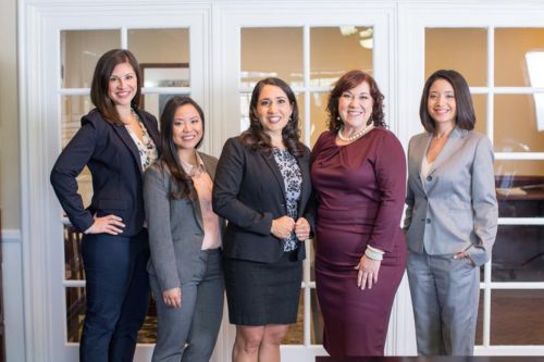 Lisa Ramirez with teammates