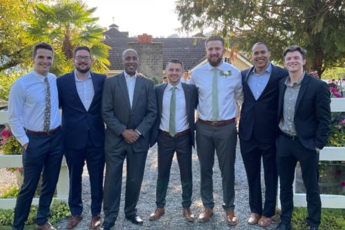 Matthew B. Audish With Team