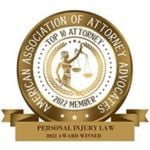 Nick T. Movagar American Association of Attorney Advocates-Top 10-2022 Personal Injury Law