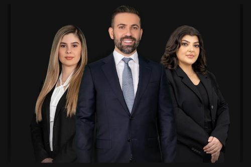 Jack Bazerkanian With Partner