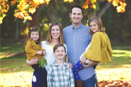 Clark Daniel Dray with His Family
