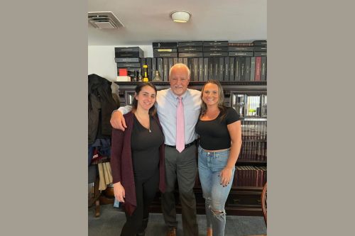Steven P. Ciardiello with girls