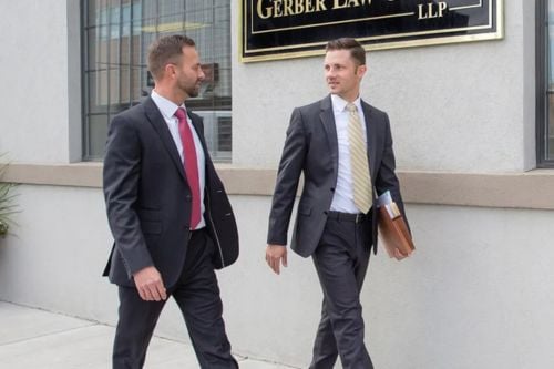 Zach Gerber With Partner