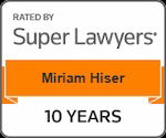 Miriam Hiser super lawyer