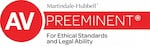 AV Preeminent Rating - Jeffrey Hellman