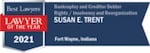 Best Lawyer of the year-Susan E. Trent 2021