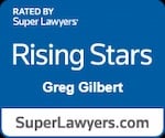 Greg Gilbert- Super Lawyers-Rising star