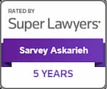 Sarvey Askarieh-Super Lawyer-5years