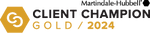 martindale hubbell client champion-2024- Gold