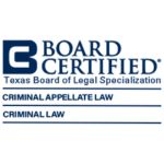Texas board of legal specialization, Criminal Appellate Law, Criminal Law