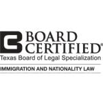 Board Certified Texas of Legal Specialization Immigration And Nationality Law