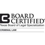 Board Certified texas criminal law