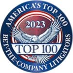 America's Top 100 Bet The Company Litigators