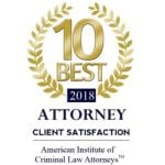 10 Best Criminal Defense Lawyers -2018